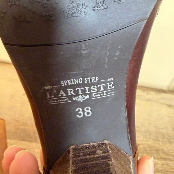 Spring Step L’Artiste Style GreenTea Ankle Boot size 38 shoes - Picture 8 of 10